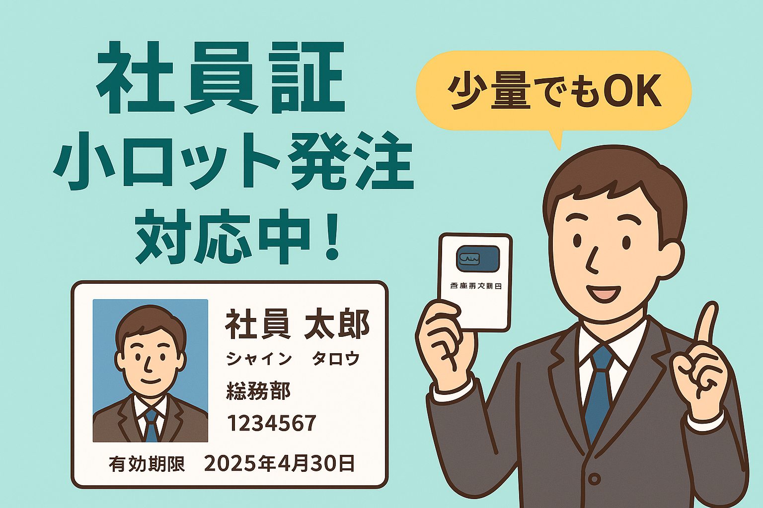 社員証の「小ロット発注」って何？1枚から作れるメリットと注意点をわかりやすく解説