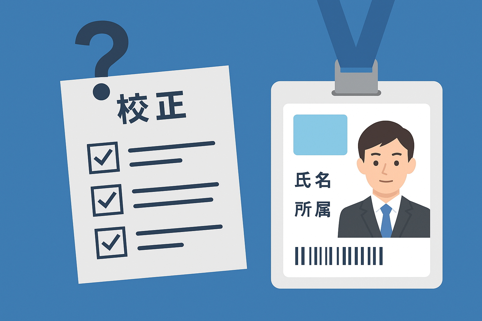 社員証を作成する時、校正は必要？――結論と判断基準を印刷会社が解説