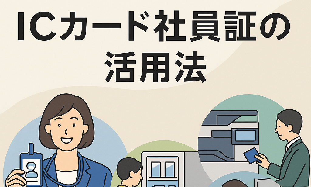 入退室・勤怠管理だけじゃない！【ICカード社員証の活用法】